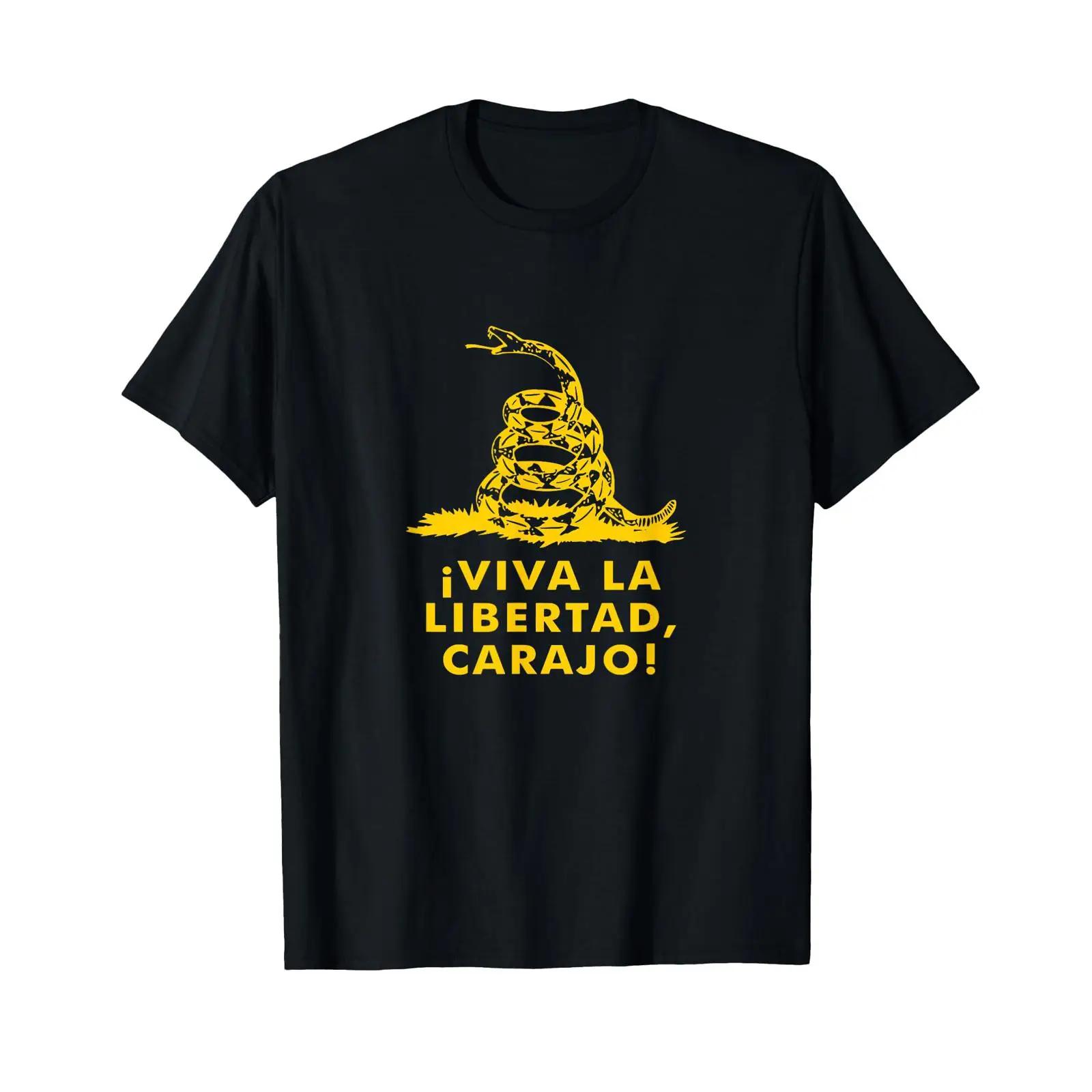 Vintage Fashion La - تي شيرت Viva la Libertad Carajo