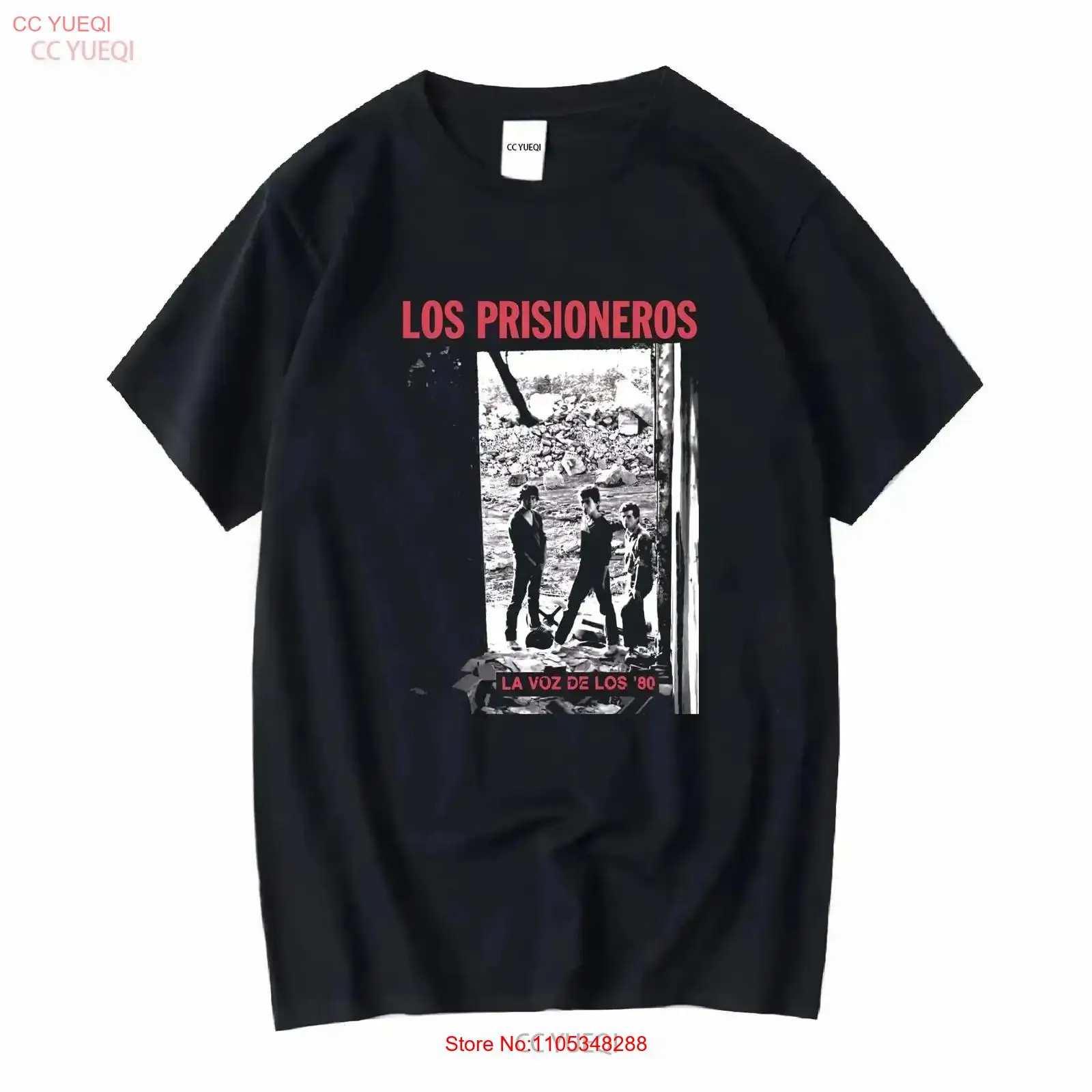 Vintage Fashion La - تي شيرت Los Prisioneros LA Voz