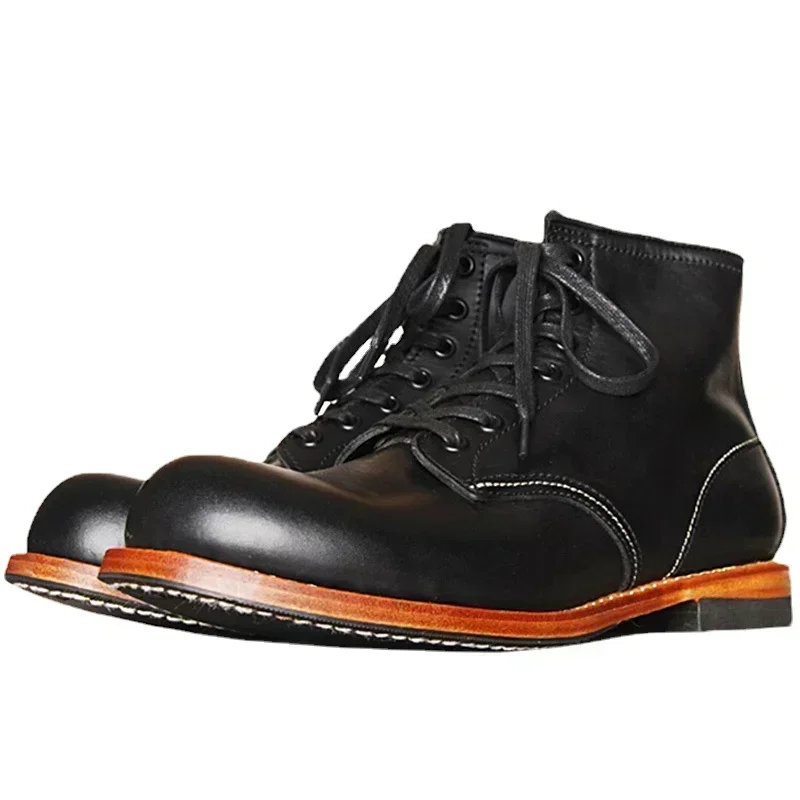 Vintage Fashion Style - Vintage الرجال Goodyear Welted بوط من
