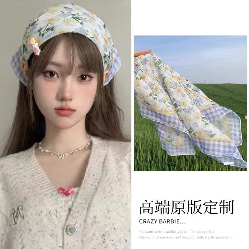 وشاح رأس مثلث الشكل على طراز ا - مراجعة Vintage Fashion Bloggers وسعره