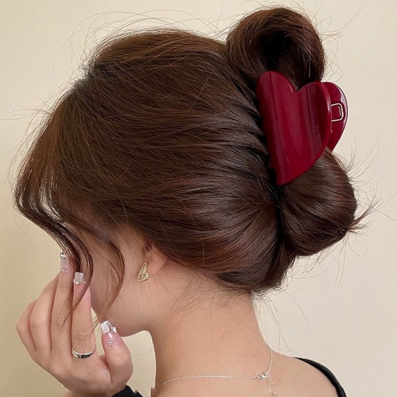 خمر مشبك شعر أحمر مقاطع شكل قل - مراجعة Vintage Fashion Bloggers وسعره