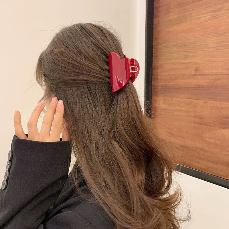 خمر مشبك شعر أحمر مقاطع شكل قل - مراجعة Vintage Fashion Bloggers وسعره