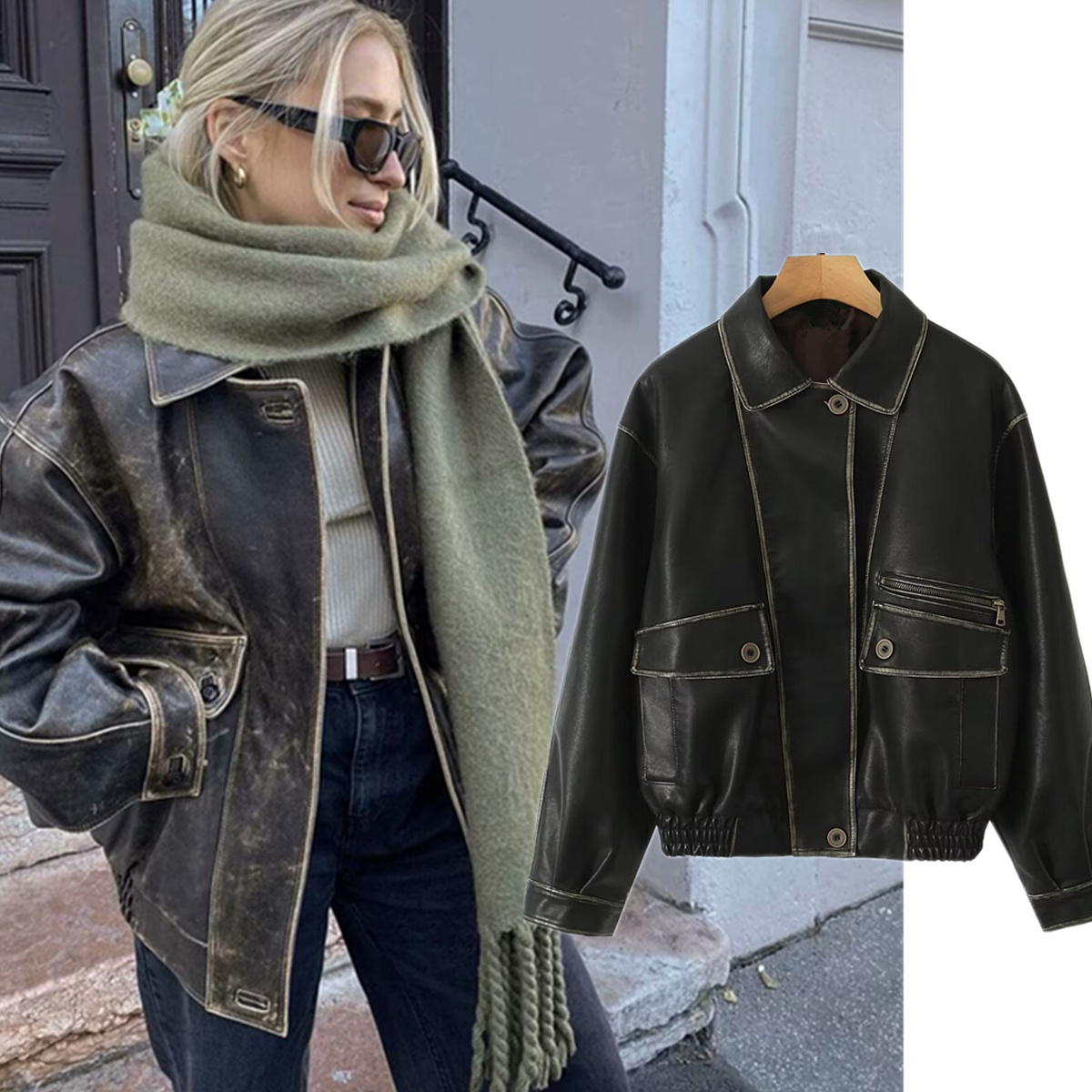 سترة نسائية للخريف والشتاء من  - مراجعة Vintage Fashion Bloggers وسعره