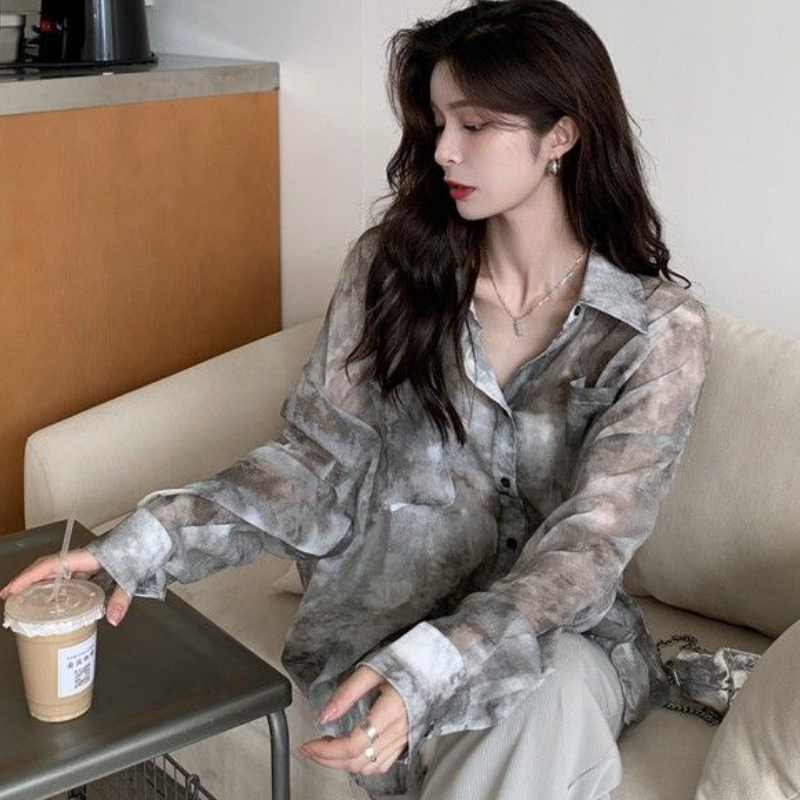 التعادل صبغ قمصان النساء فضفاض - مراجعة Tie Dye Shirt Vintage وسعره
