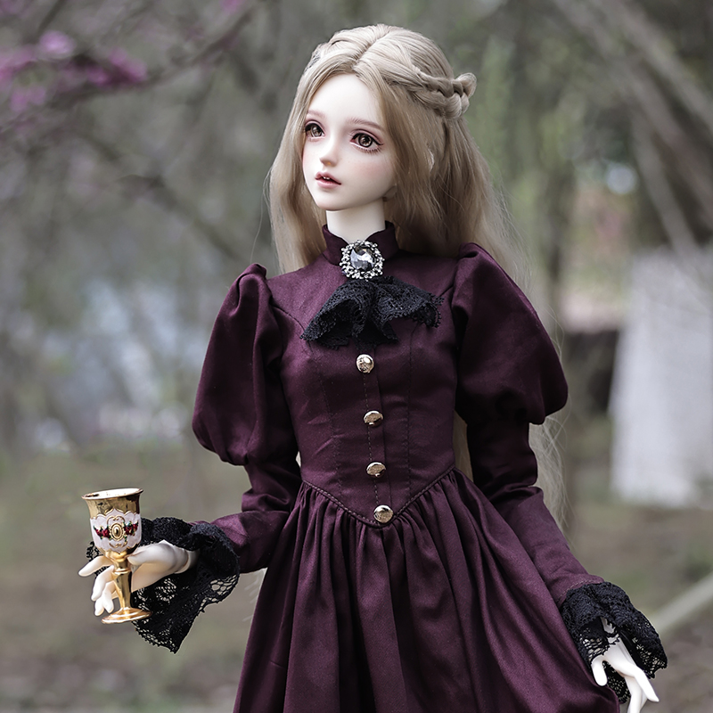 دمية إلينا BJD 1/3 جميلة أنيقة - مراجعة Vintage Fashion Doll وسعره