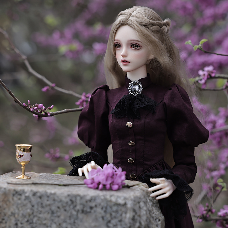 دمية إلينا BJD 1/3 جميلة أنيقة - مراجعة Vintage Fashion Doll وسعره