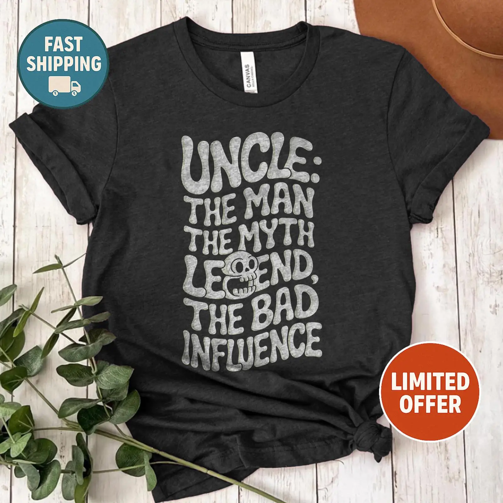 تي شيرت بتصميم Uncle The Man M - مراجعة Vintage Fashion Influencers وسعره