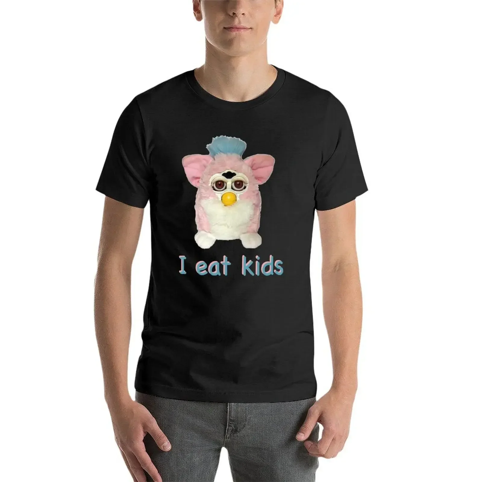تي شيرت Furby I eat kids برسوم - مراجعة Vintage Fashion Archive وسعره