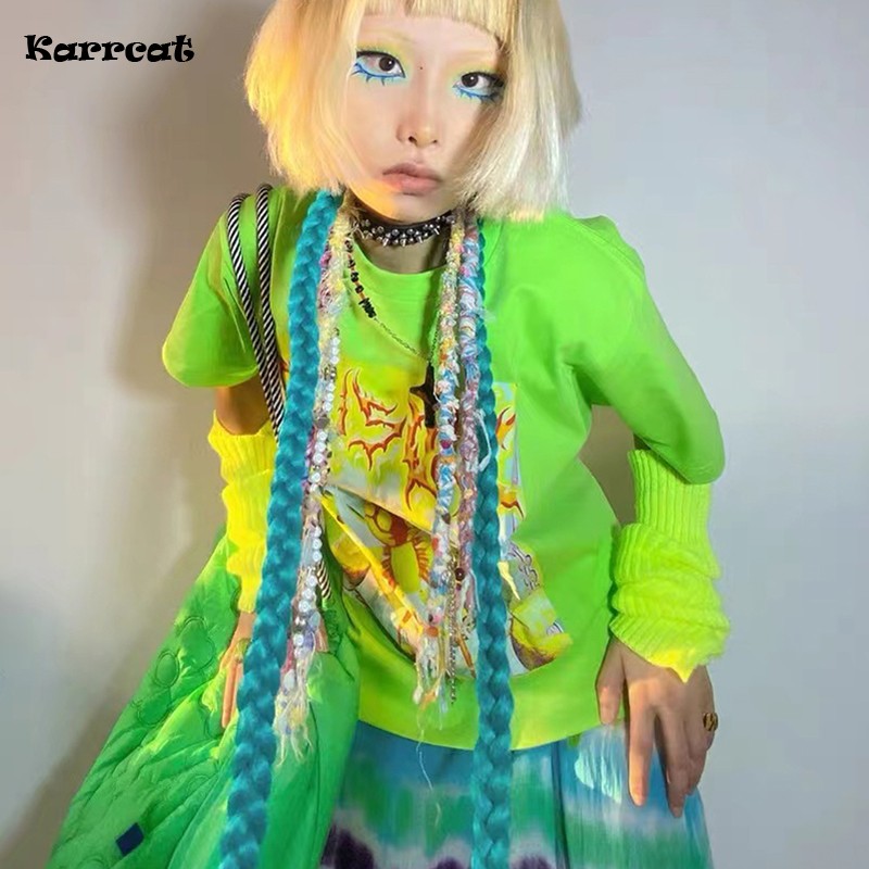 تي شيرت جماليات من Karrcat Y2k - مراجعة Tie Dye Shirt Vintage وسعره